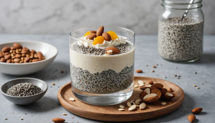 graine de chia lait d'amande