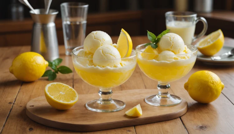glace bille citron