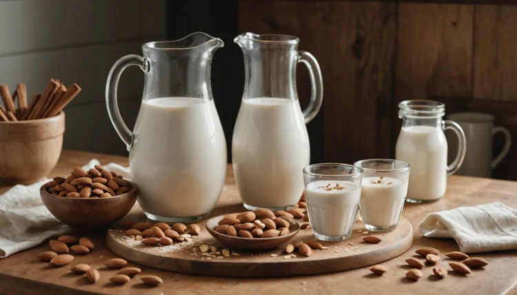 recette lait amande