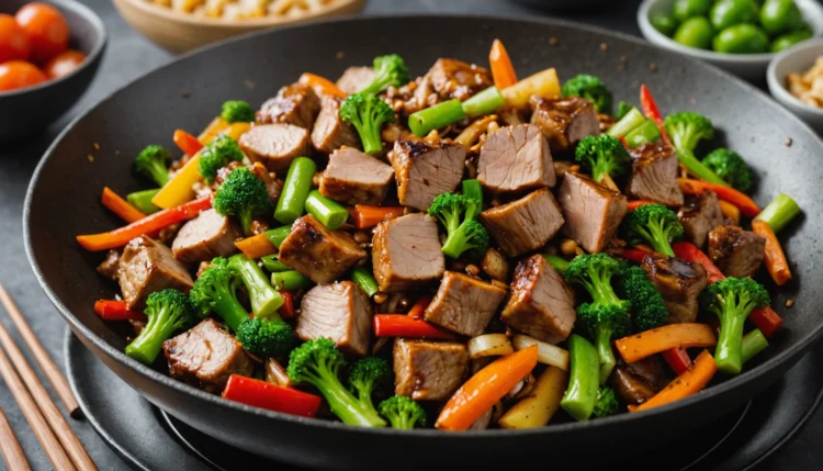 wok au porc