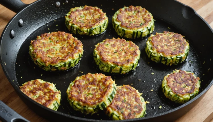 galette de courgette à la poêle