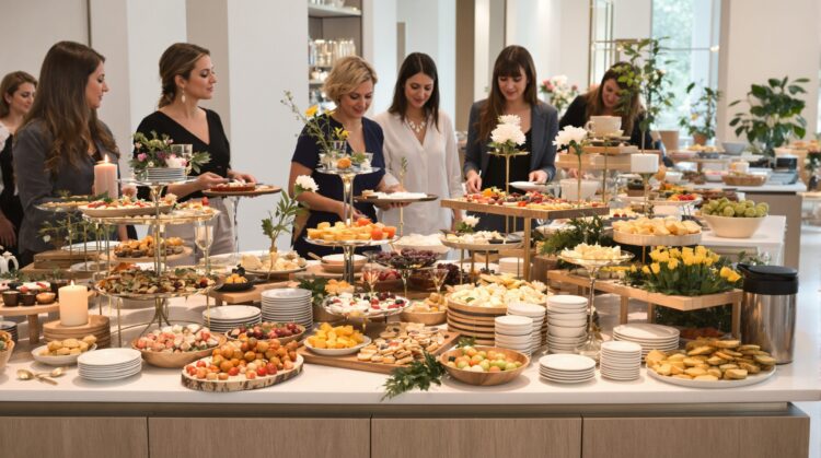 décoration buffet traiteur